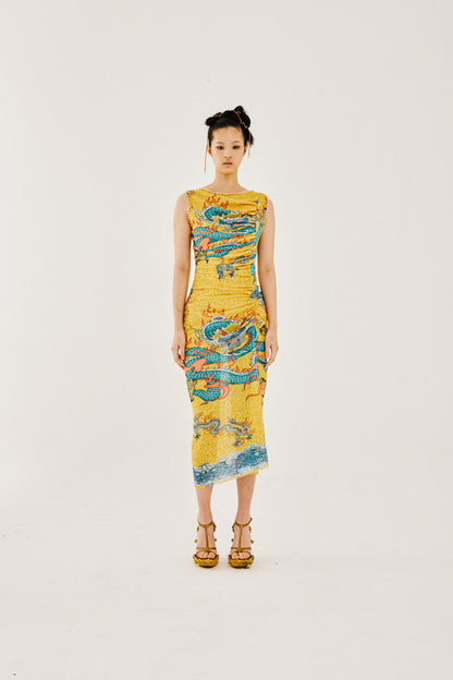 XI'AN MESH LONGDRESS