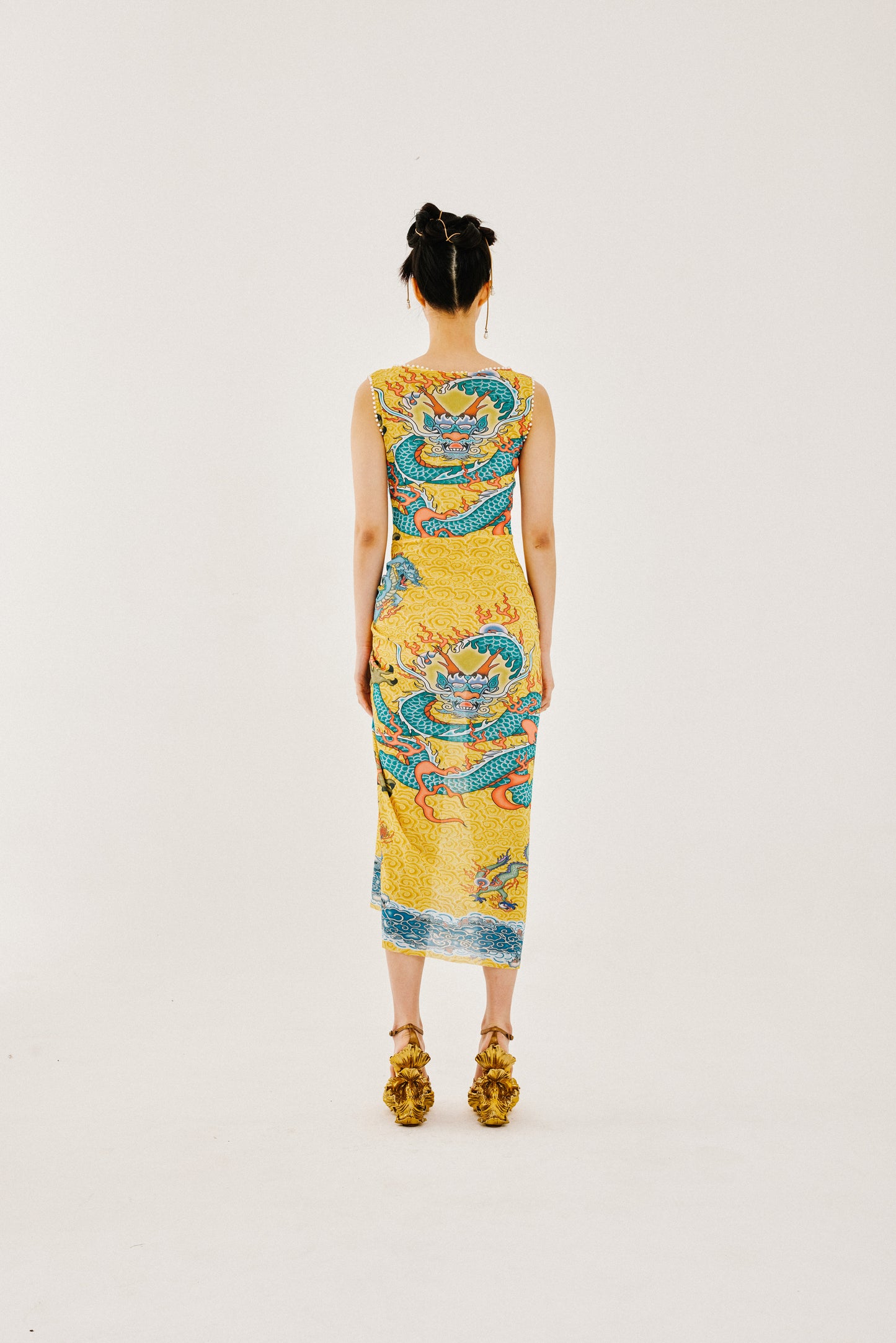 XI'AN MESH LONGDRESS