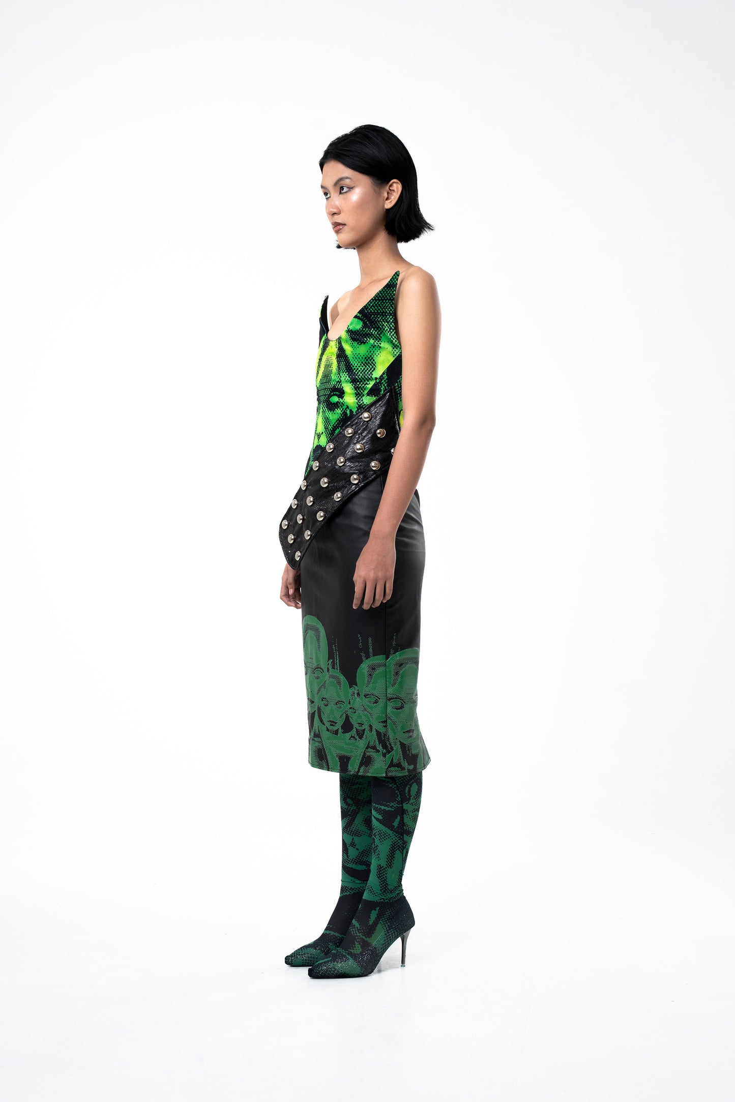 'Matrix' Studded Corset