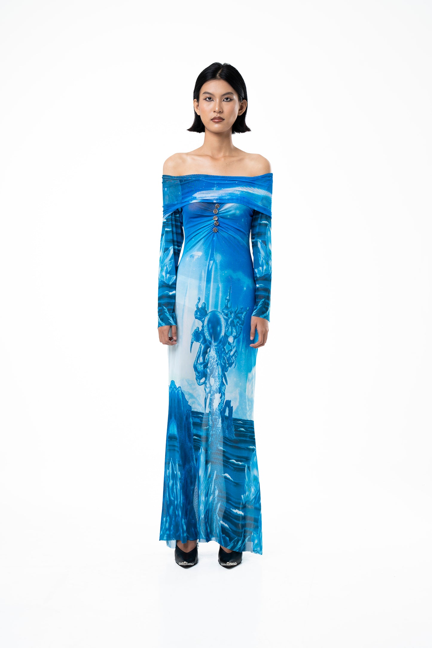 'Neptune' Long Dress