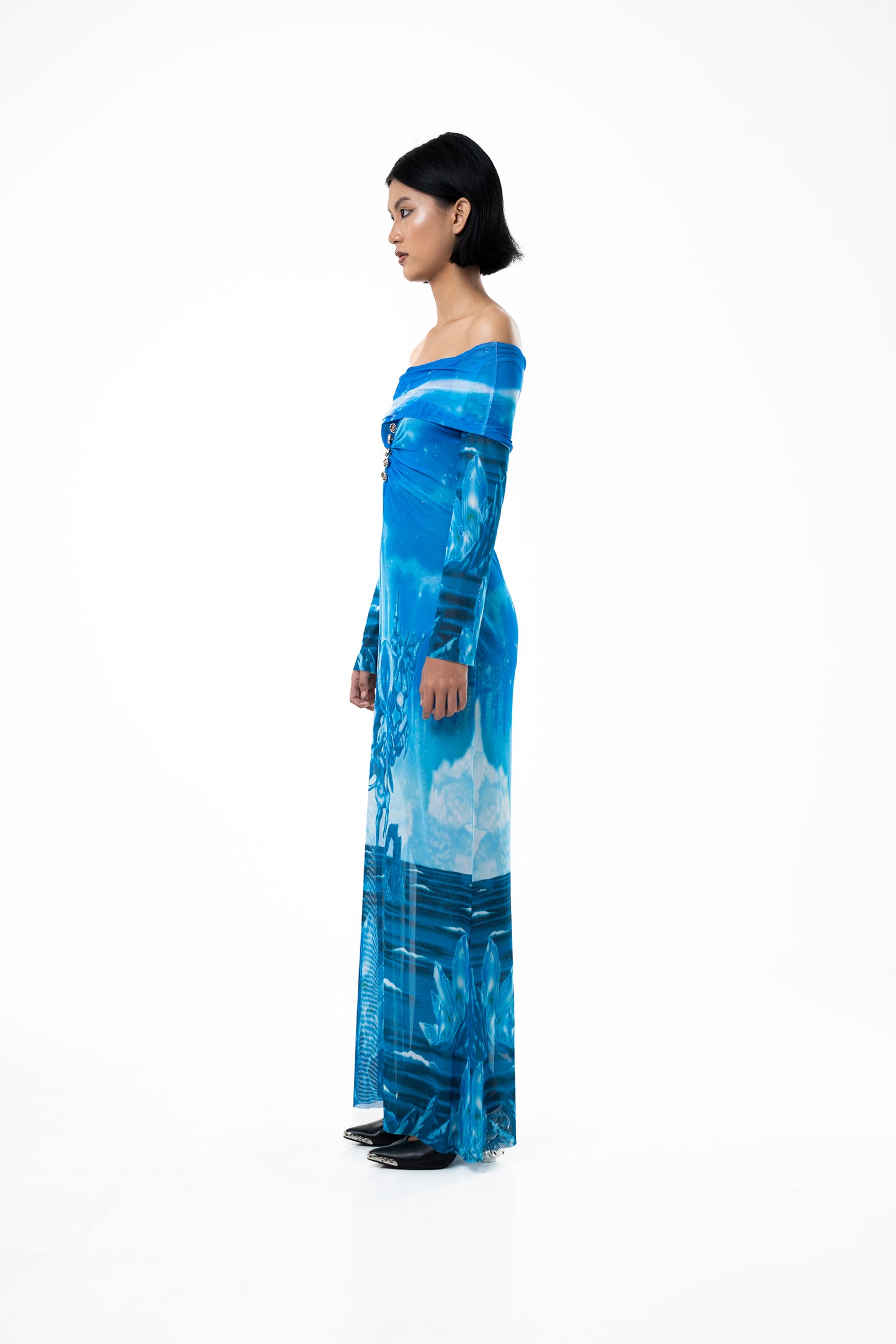 'Neptune' Long Dress