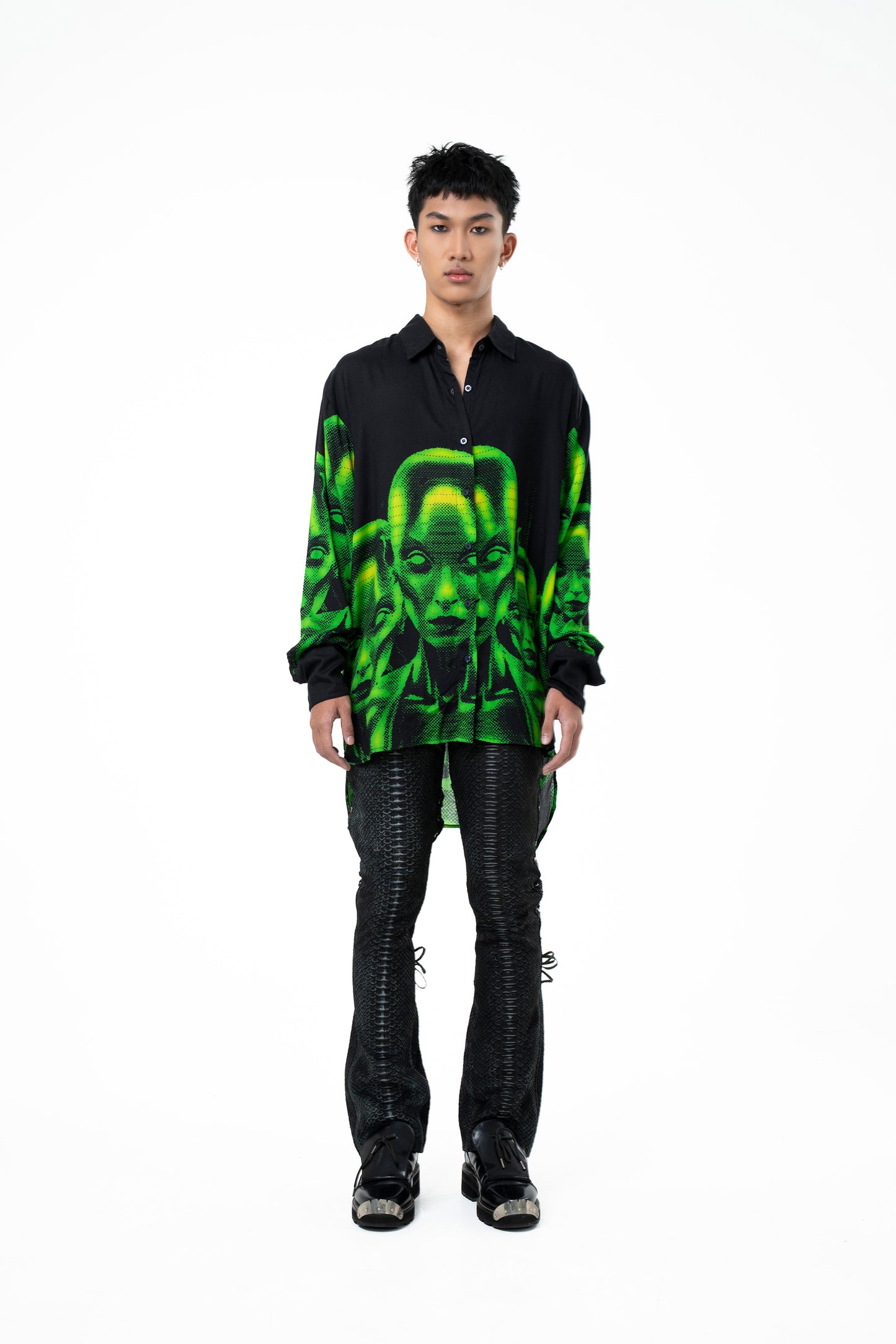'Matrix' Long Shirt